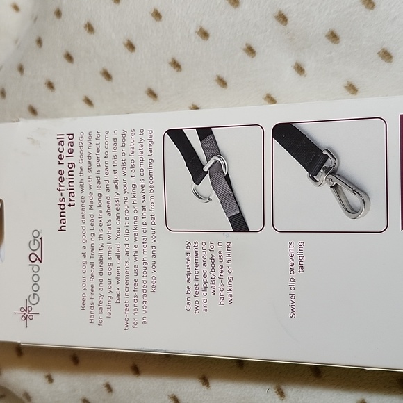 Good2Go Hands Free dog Recall Training lead 15FT adjusts in 2FT increments - Picture 2 of 4